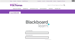Desktop Screenshot of blackboard.stthomas.edu